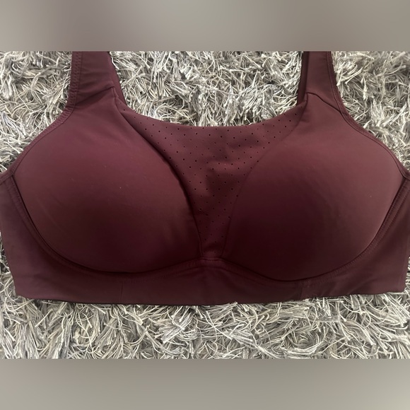 Lululemon Run Times High Support Sports Bra Womens 38C Wine/Maroon NICE! - Picture 4 of 8